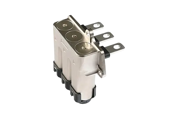 DREI-KERN-WINKELBOGEN-VERBINDER AUS METALL MIT DURCHLOCHLOCH
