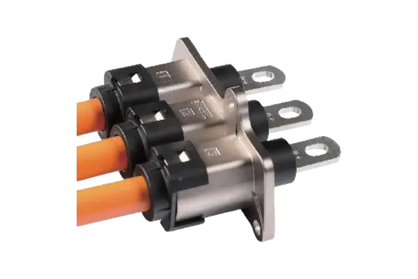 DREI-KERN-METALLVERBINDER MIT GERADEM KOPF UND DURCHLOCH